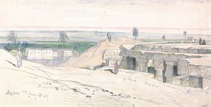 Abydos, 1-00 pm, 12 de enero de 1867 de Edward Lear